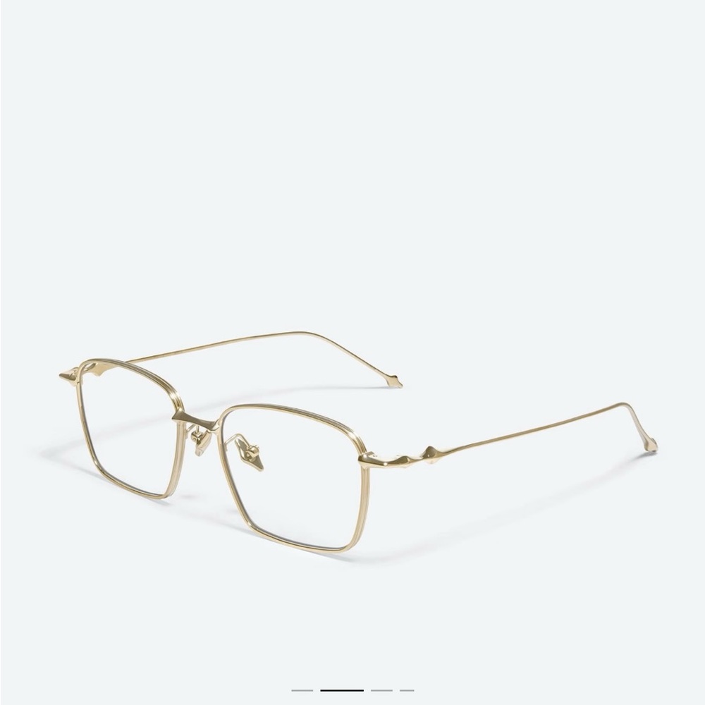 Gentle Monster Gold Metal Frame Glasses Aba 031